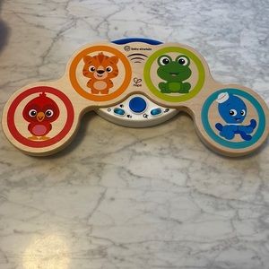 Baby Einstein Magic Touch Wooden Drum Musical Toy EUC